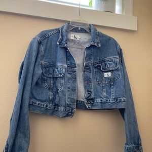 Vintage CK Jean short jacket